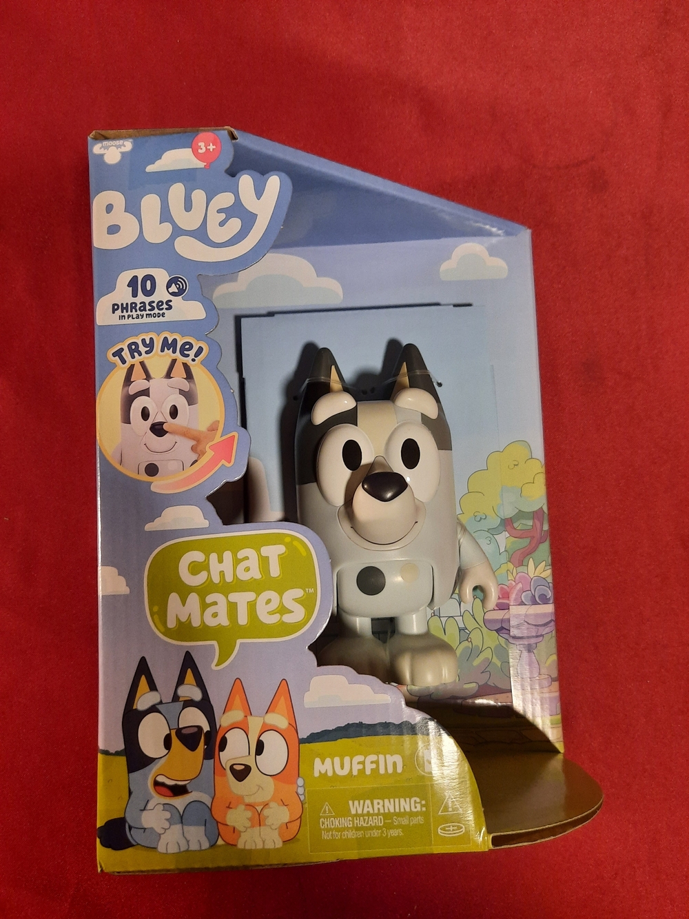 Bluey Chat Mates Muffin Collectible 10 Phrases NIB